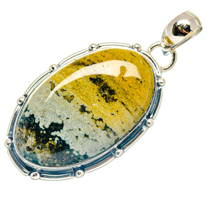 Ocean Jasper Pendants handcrafted by Ana Silver Co - PD18713