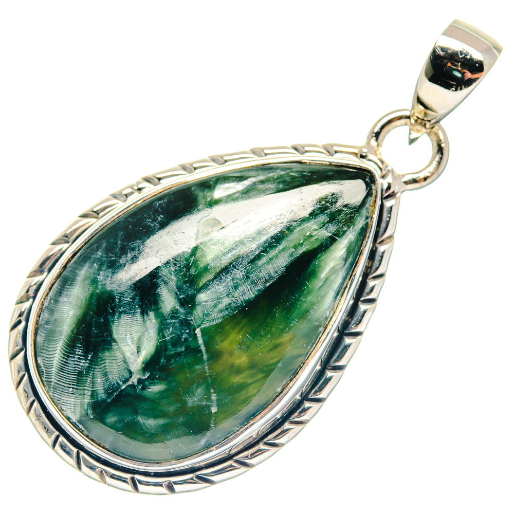 Seraphinite Pendants handcrafted by Ana Silver Co - PD18723