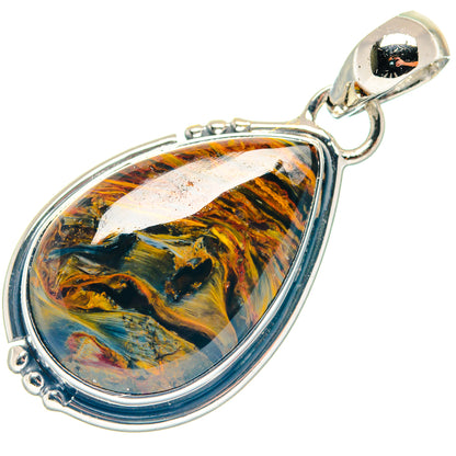 Golden Pietersite Pendants handcrafted by Ana Silver Co - PD18733