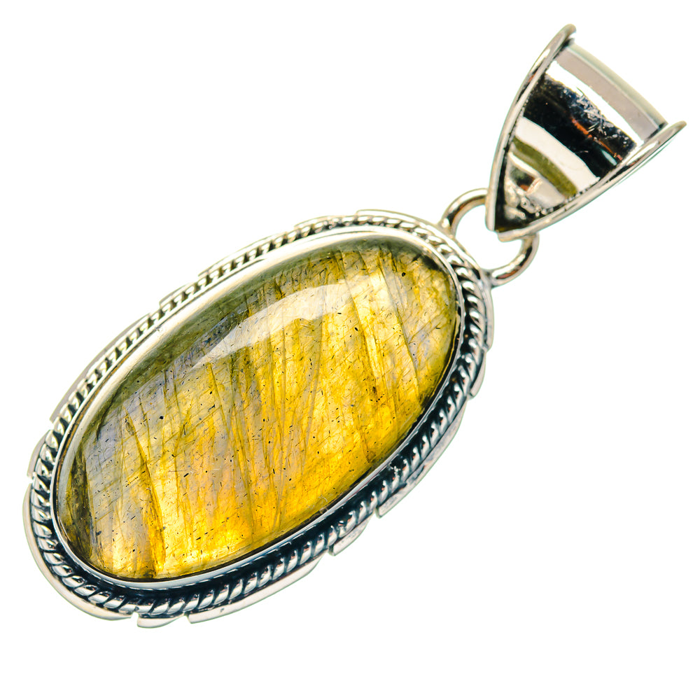 Labradorite Pendants handcrafted by Ana Silver Co - PD18734