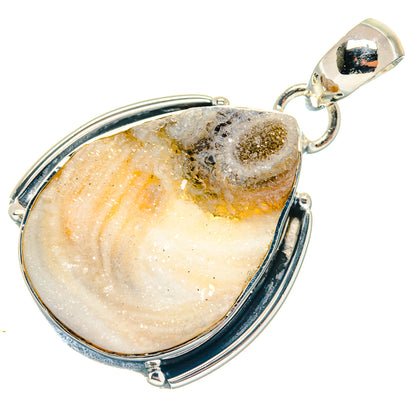 Desert Druzy Pendants handcrafted by Ana Silver Co - PD18735