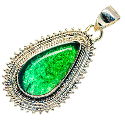 Green Aventurine Pendants handcrafted by Ana Silver Co - PD18745