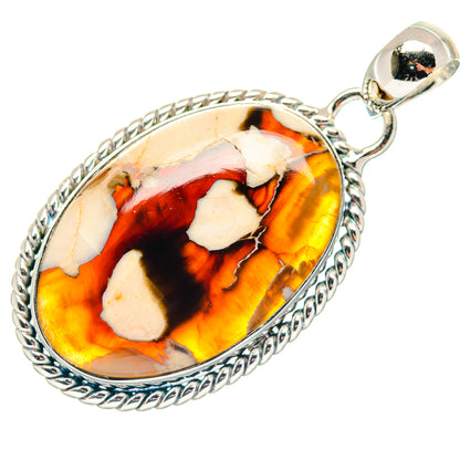 Peanut Wood Jasper Pendants handcrafted by Ana Silver Co - PD18752