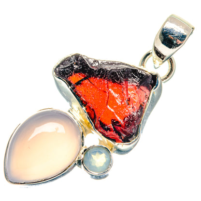 Garnet Pendants handcrafted by Ana Silver Co - PD18757