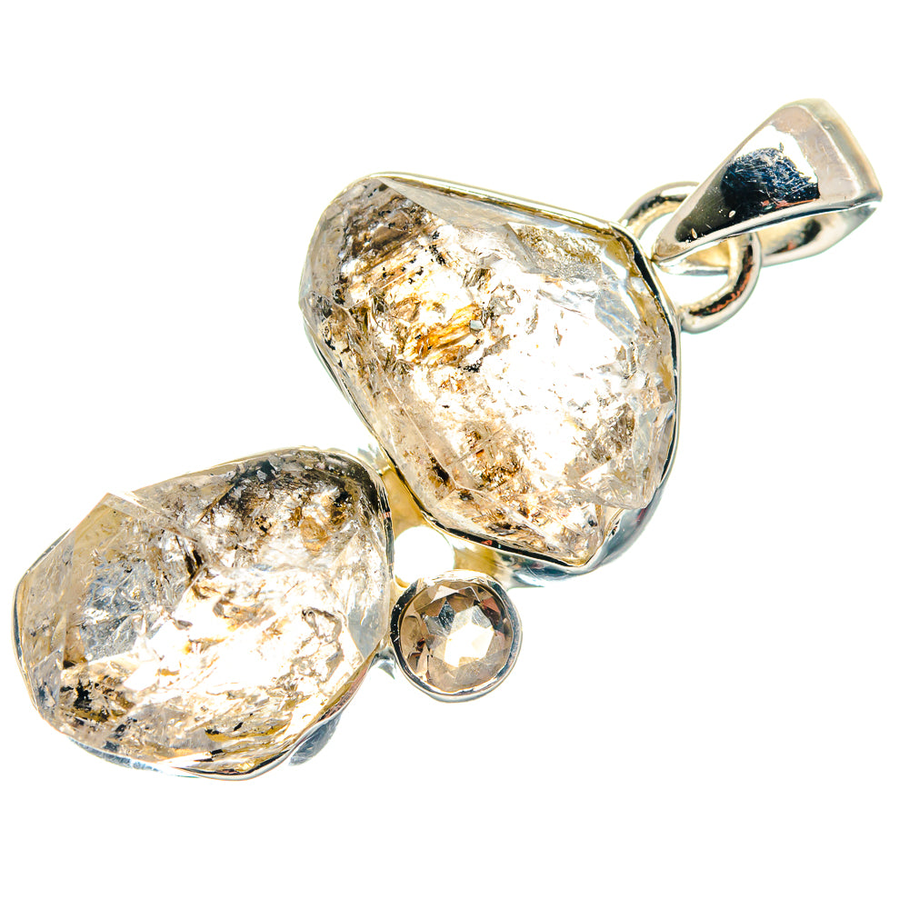 Herkimer Diamond Pendants handcrafted by Ana Silver Co - PD18763