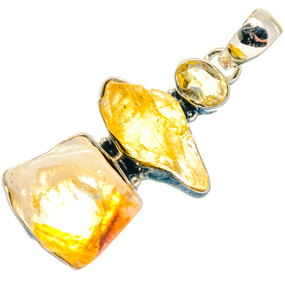 Citrine Pendants handcrafted by Ana Silver Co - PD18771 - Photo 2