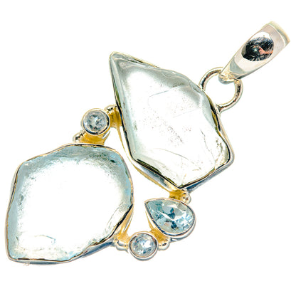 Aquamarine Pendants handcrafted by Ana Silver Co - PD18777
