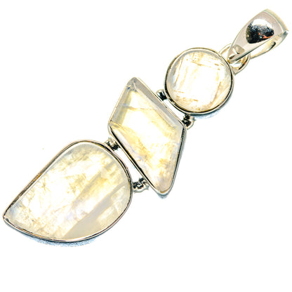 Rainbow Moonstone Pendants handcrafted by Ana Silver Co - PD18788