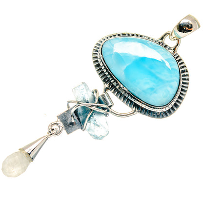 Larimar Pendants handcrafted by Ana Silver Co - PD18797