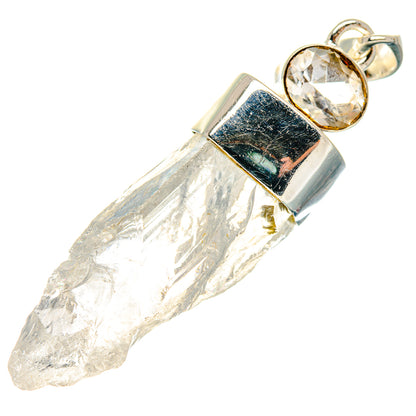 White Quartz Pendants handcrafted by Ana Silver Co - PD18798