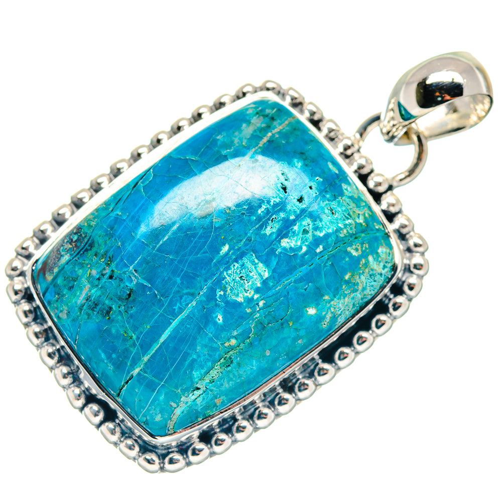 Chrysocolla Pendants handcrafted by Ana Silver Co - PD18801