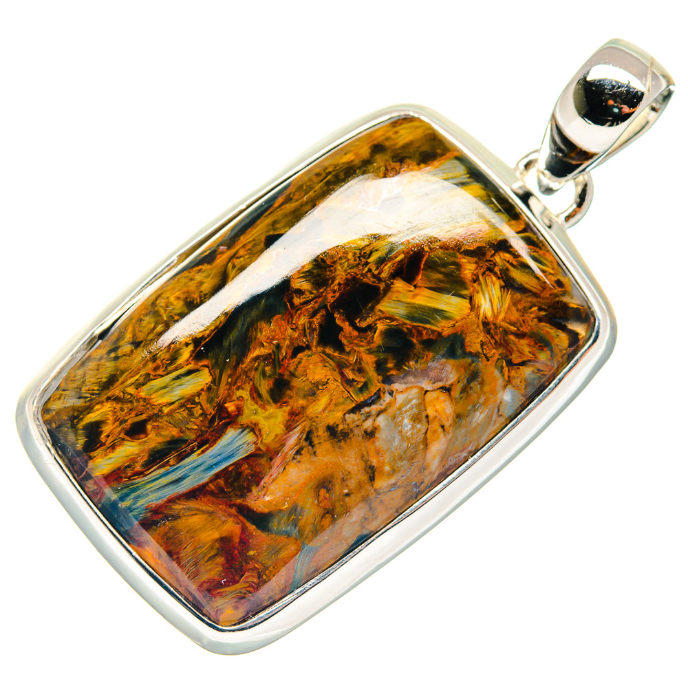 Golden Pietersite Pendants handcrafted by Ana Silver Co - PD18805