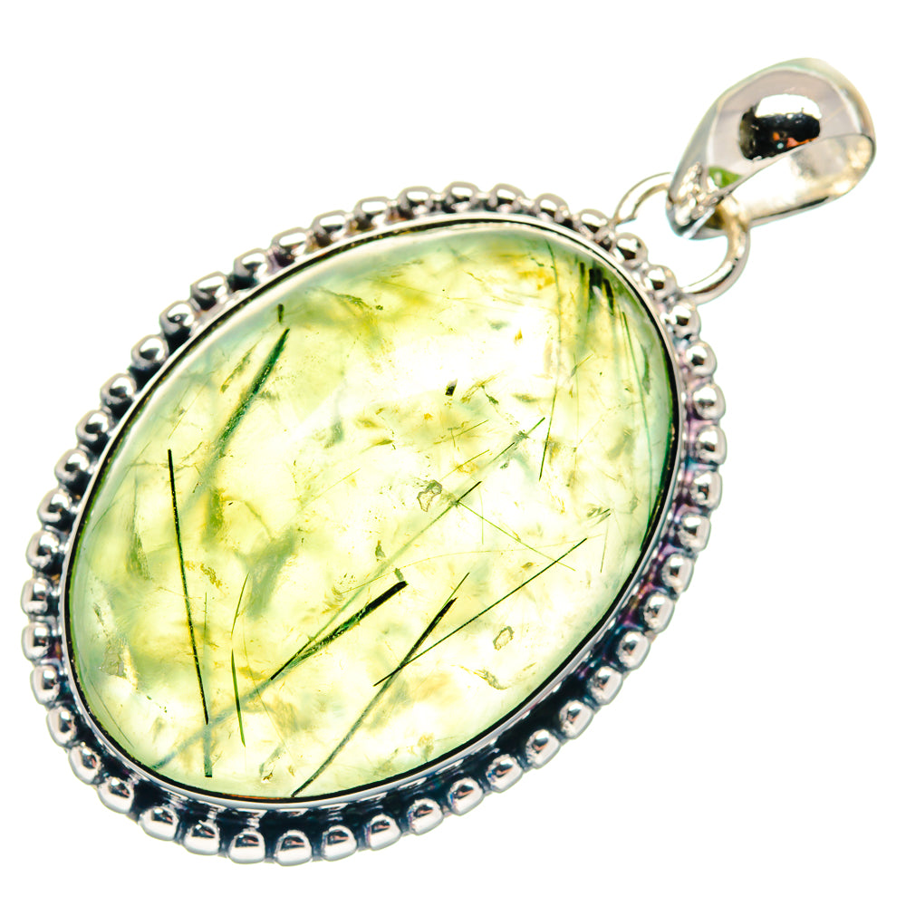 Prehnite Pendants handcrafted by Ana Silver Co - PD18809