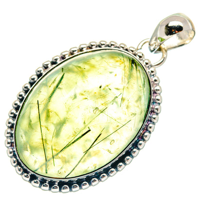 Prehnite Pendants handcrafted by Ana Silver Co - PD18809