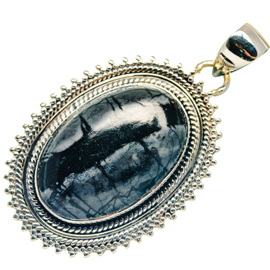 Picasso Jasper Pendants handcrafted by Ana Silver Co - PD18826