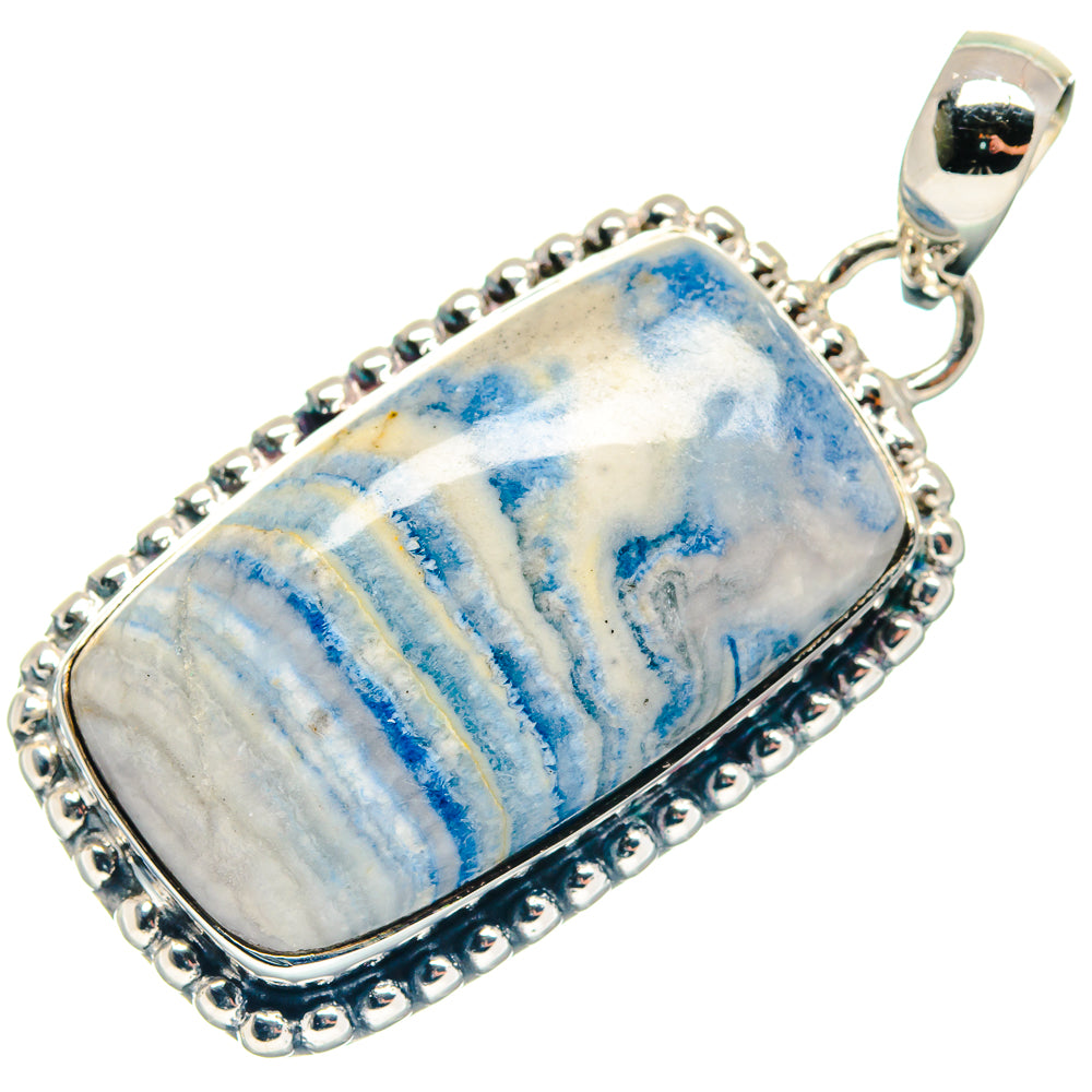 Blue Scheelite Pendants handcrafted by Ana Silver Co - PD18827