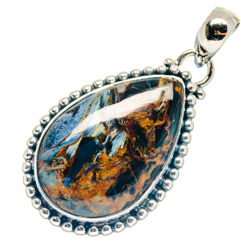 Pietersite Pendants handcrafted by Ana Silver Co - PD18830