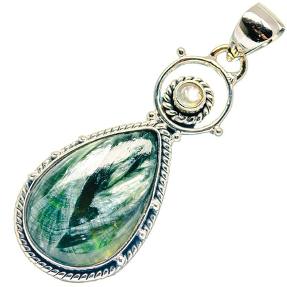 Seraphinite Pendants handcrafted by Ana Silver Co - PD18832