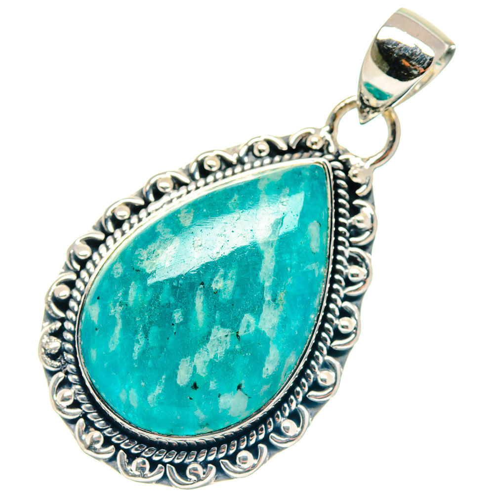 Amazonite Pendants handcrafted by Ana Silver Co - PD18833