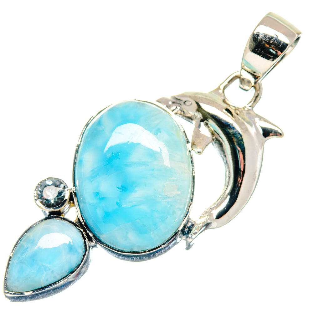 Larimar Pendants handcrafted by Ana Silver Co - PD18834