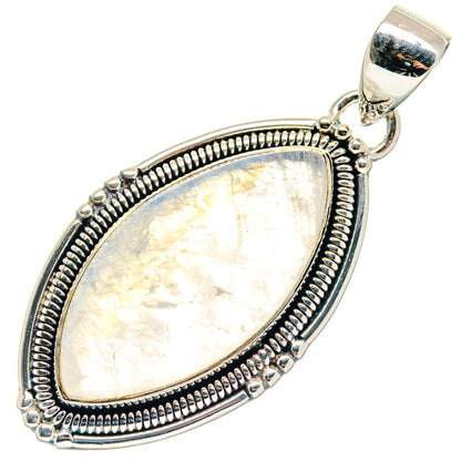 Rainbow Moonstone Pendants handcrafted by Ana Silver Co - PD18835