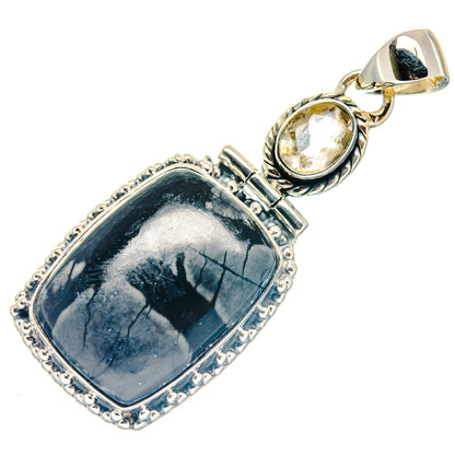 Picasso Jasper Pendants handcrafted by Ana Silver Co - PD18841 - Photo 2