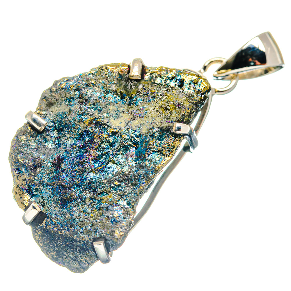 Peacock Ore Pendants handcrafted by Ana Silver Co - PD18843