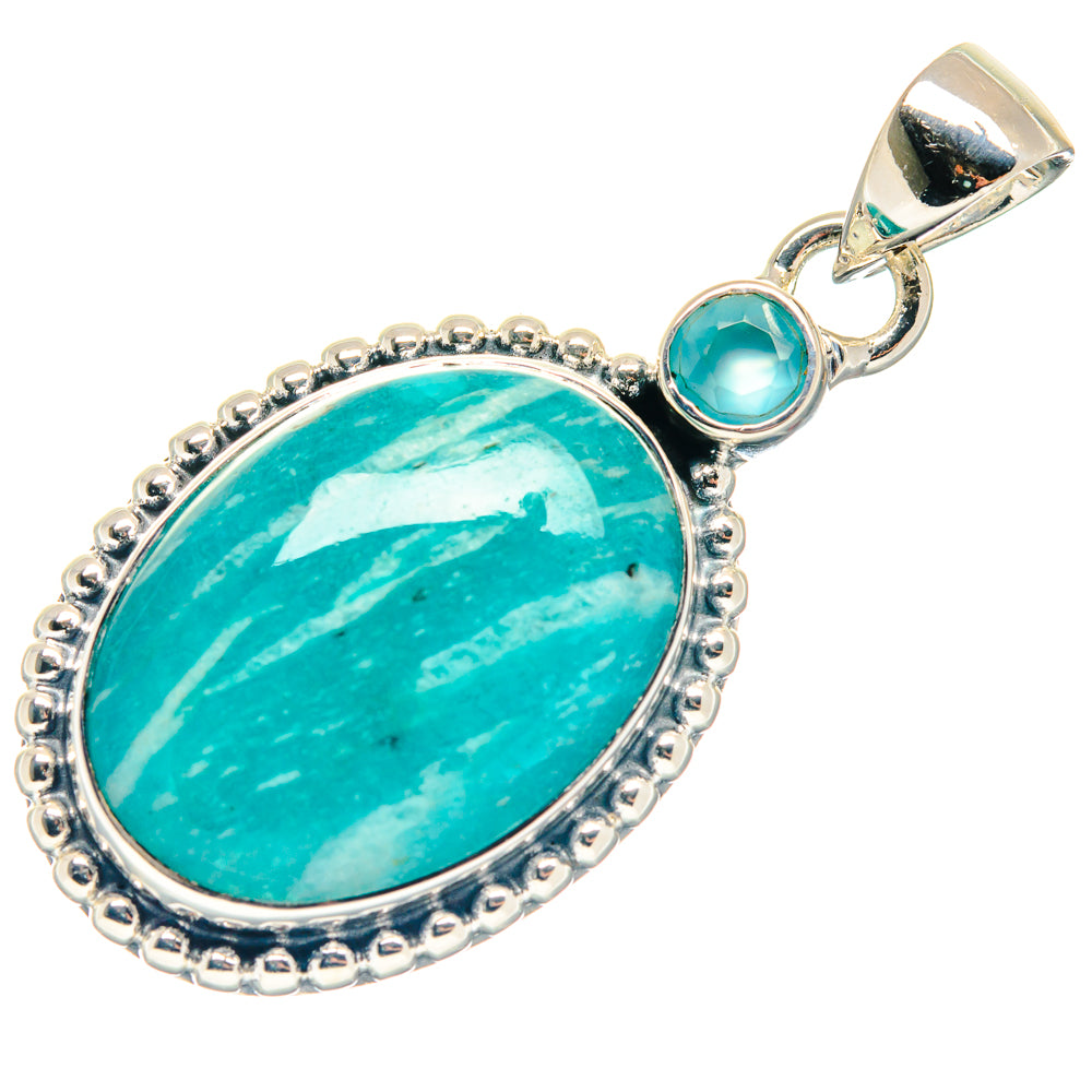 Amazonite Pendants handcrafted by Ana Silver Co - PD18845