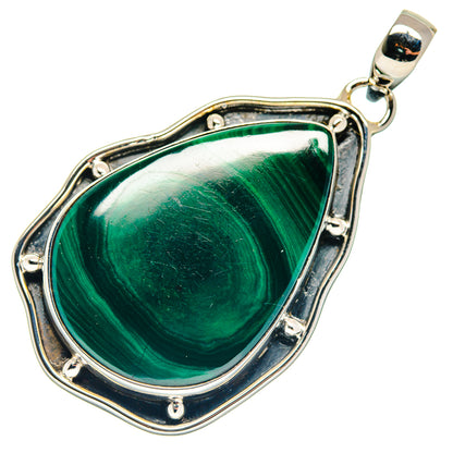 Malachite Pendants handcrafted by Ana Silver Co - PD18854