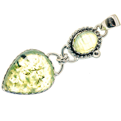 Prehnite Pendants handcrafted by Ana Silver Co - PD18857