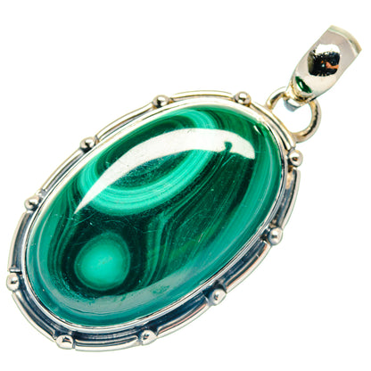 Malachite Pendants handcrafted by Ana Silver Co - PD18864