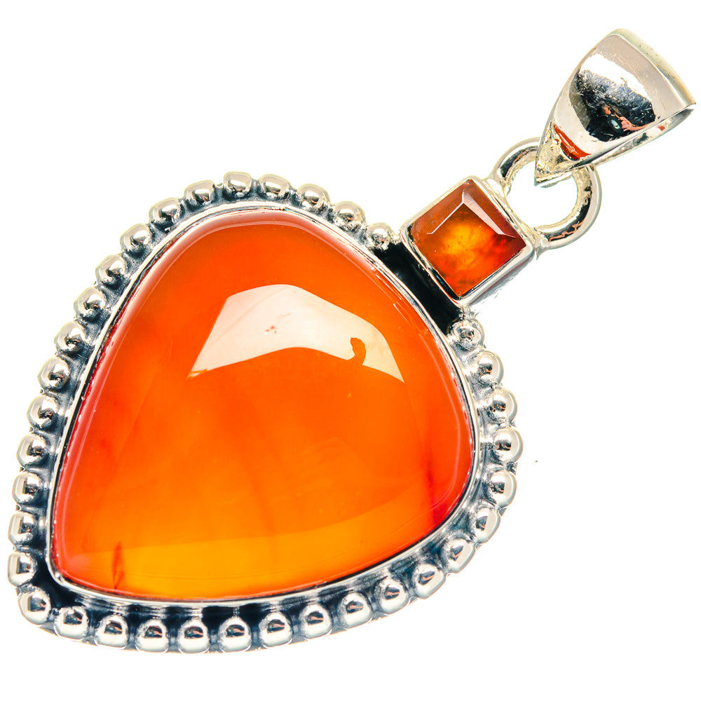 Carnelian Pendants handcrafted by Ana Silver Co - PD18865