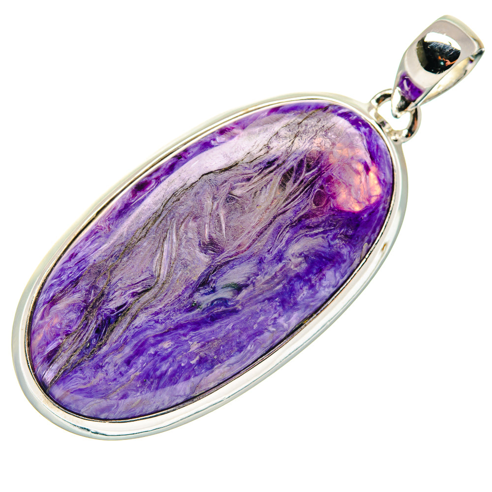 Charoite Pendants handcrafted by Ana Silver Co - PD18868