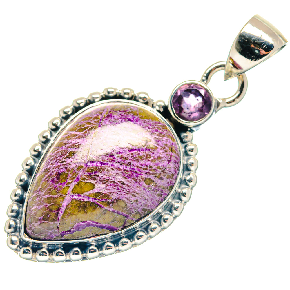 Stichtite Pendants handcrafted by Ana Silver Co - PD18869