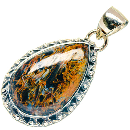 Pietersite Pendants handcrafted by Ana Silver Co - PD18871
