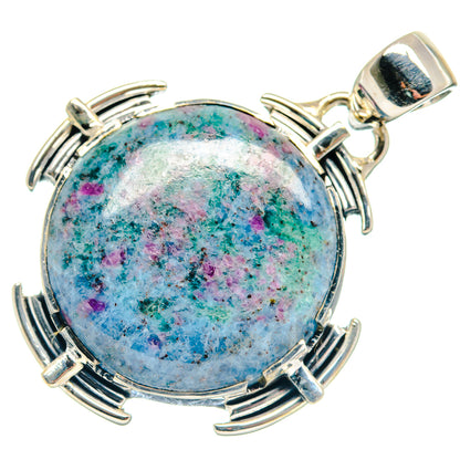 Ruby Fuchsite Pendants handcrafted by Ana Silver Co - PD18874