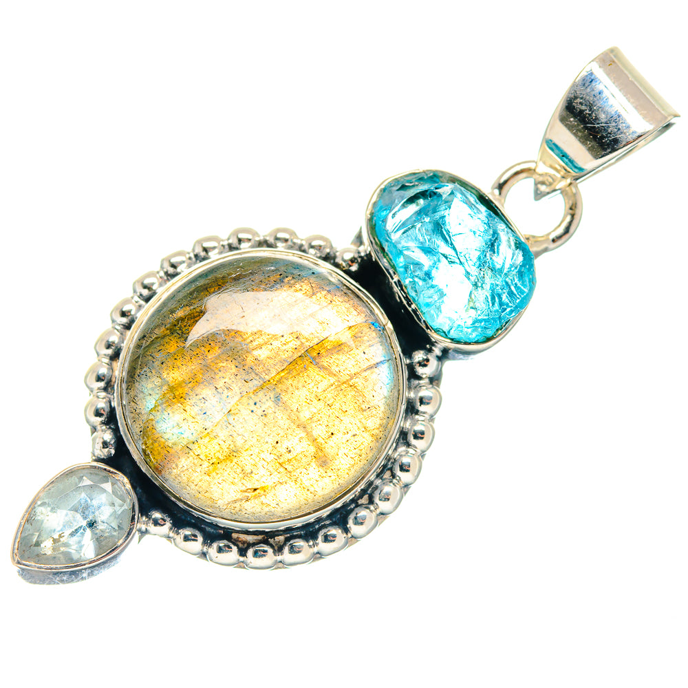 Labradorite Pendants handcrafted by Ana Silver Co - PD18880
