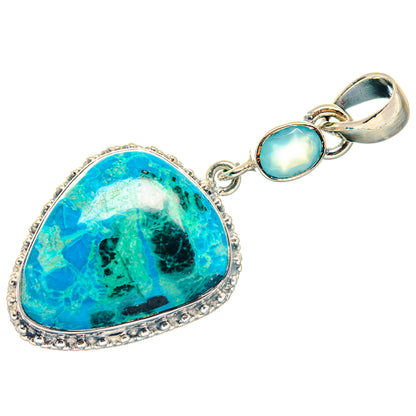 Chrysocolla Pendants handcrafted by Ana Silver Co - PD18909