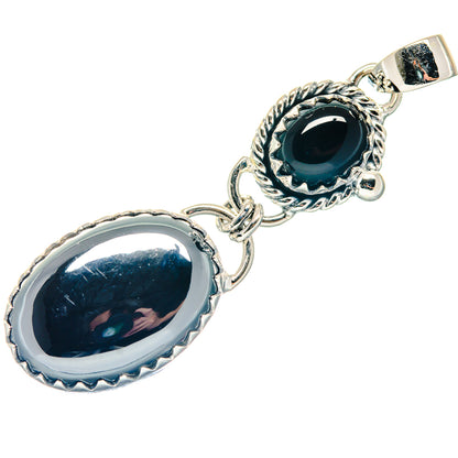 Hematite Pendants handcrafted by Ana Silver Co - PD18919