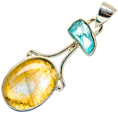 Labradorite Pendants handcrafted by Ana Silver Co - PD18923