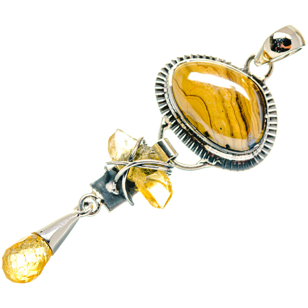 Schalenblende Pendants handcrafted by Ana Silver Co - PD18924