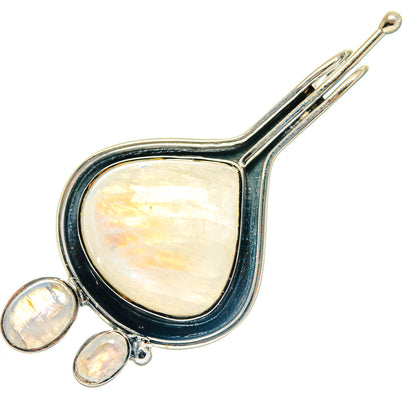 Rainbow Moonstone Pendants handcrafted by Ana Silver Co - PD18927