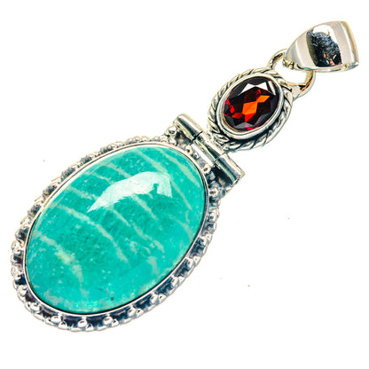 Amazonite Pendants handcrafted by Ana Silver Co - PD18936