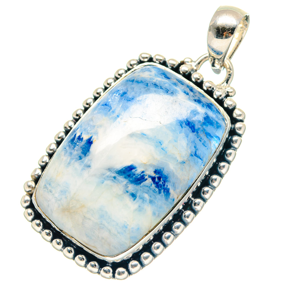 Blue Scheelite Pendants handcrafted by Ana Silver Co - PD18943