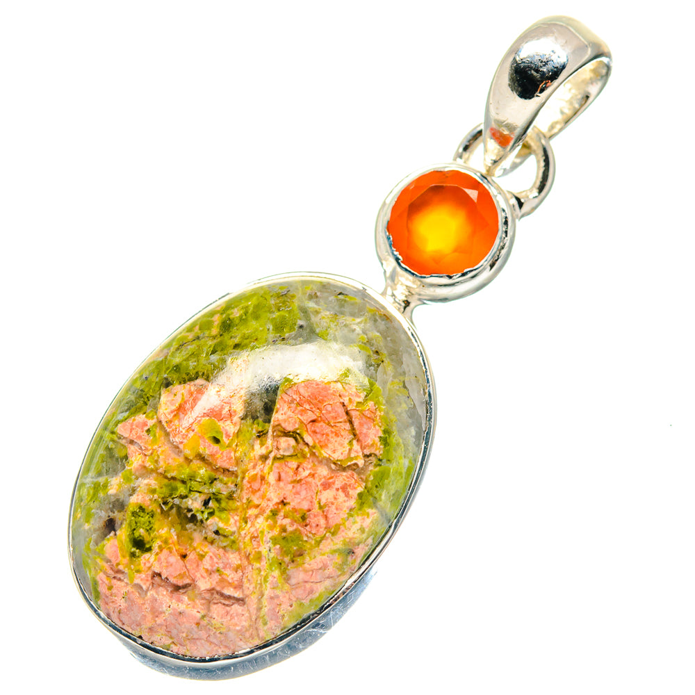 Unakite Pendants handcrafted by Ana Silver Co - PD18964 - Photo 2