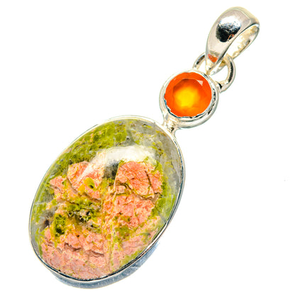 Unakite Pendants handcrafted by Ana Silver Co - PD18964 - Photo 2