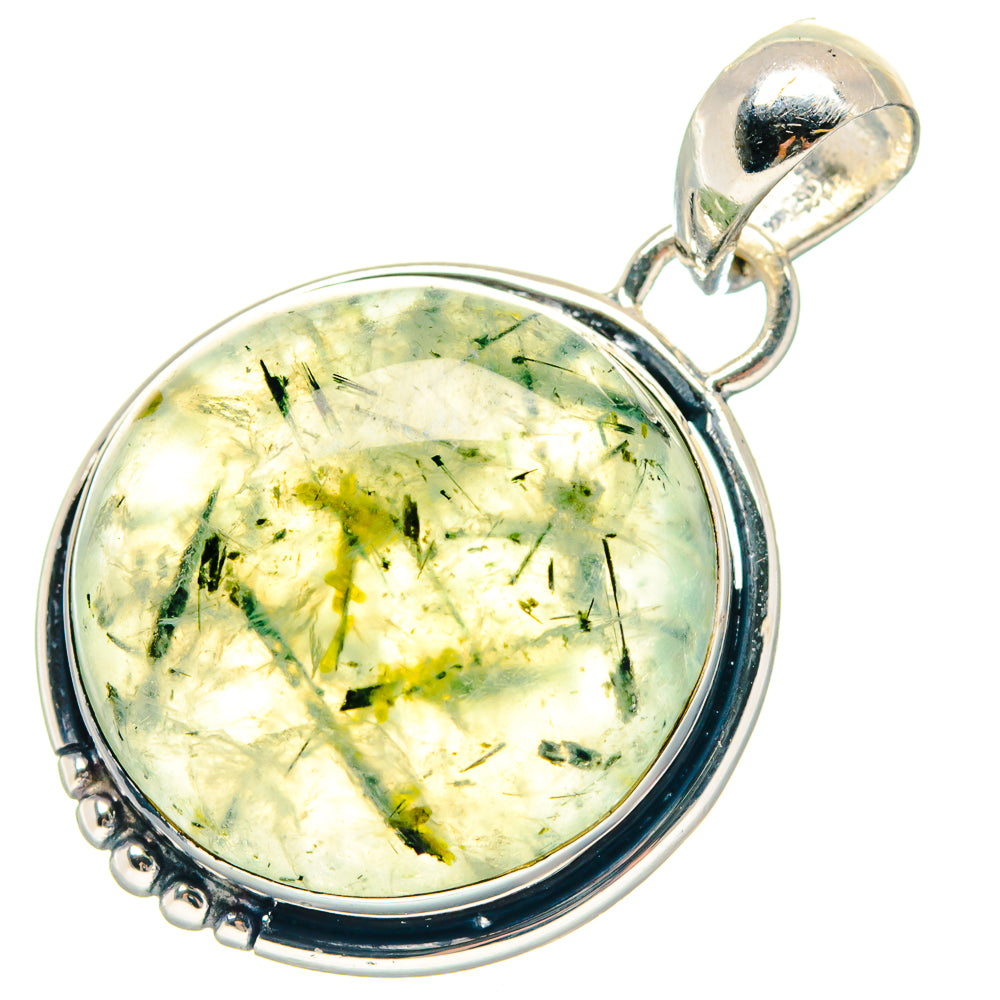 Prehnite Pendants handcrafted by Ana Silver Co - PD18968