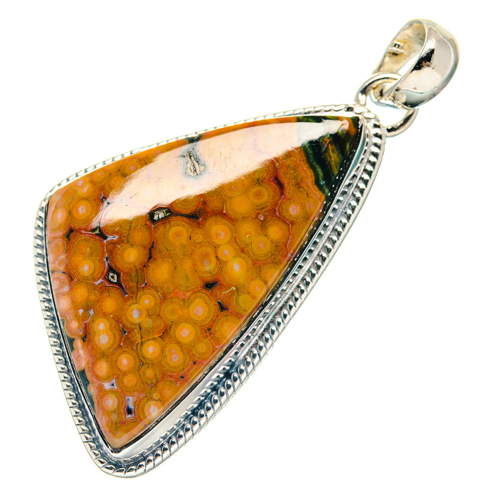 Ocean Jasper Pendants handcrafted by Ana Silver Co - PD18971 - Photo 2