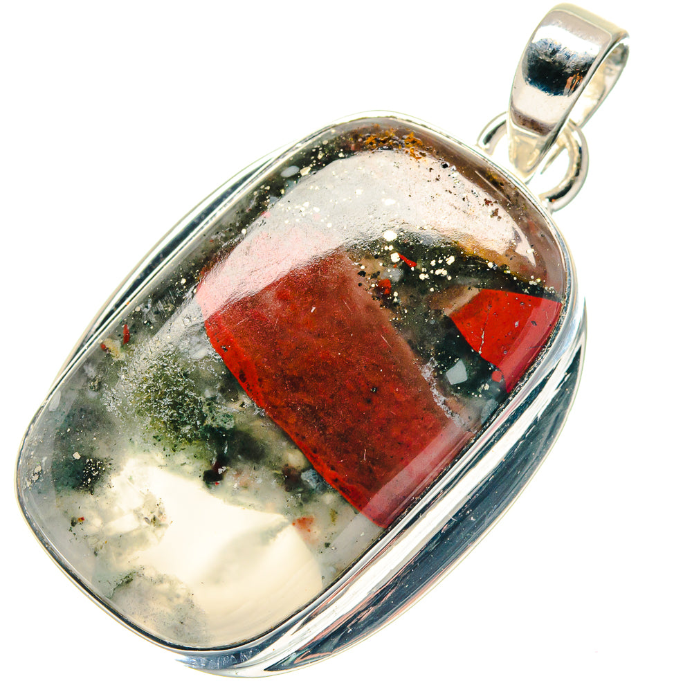 Bloodstone Pendants handcrafted by Ana Silver Co - PD18978