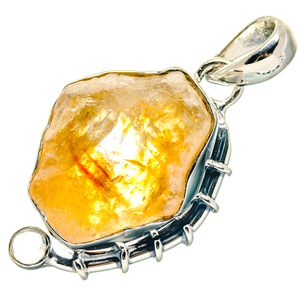 Citrine Pendants handcrafted by Ana Silver Co - PD18981